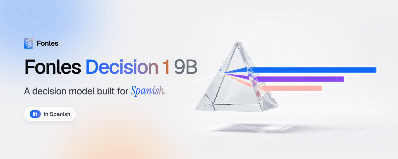 Fonles Decision 1 9B: un modelo de decisiones hecho para el español. #1 en español.